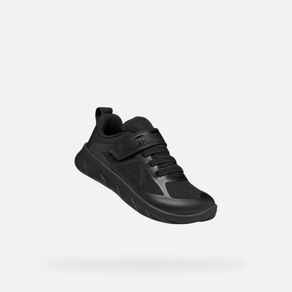 Černé chlapecké barefoot tenisky Geox Foot-run J66PDD-0FU54-C9999