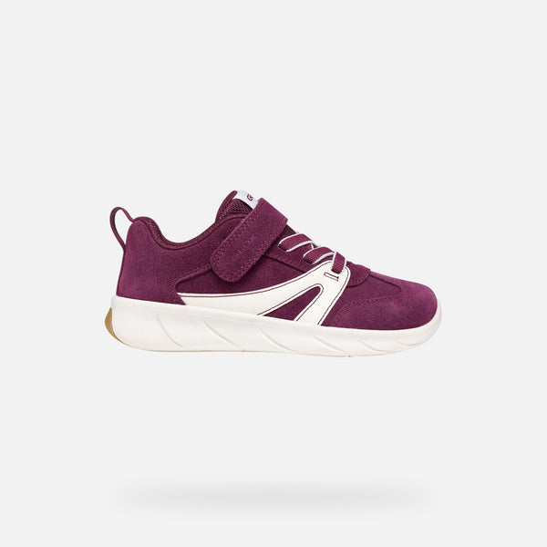 Fialové dívčí tenisky Geox Foot-run J66PCA-022BC-C8246
