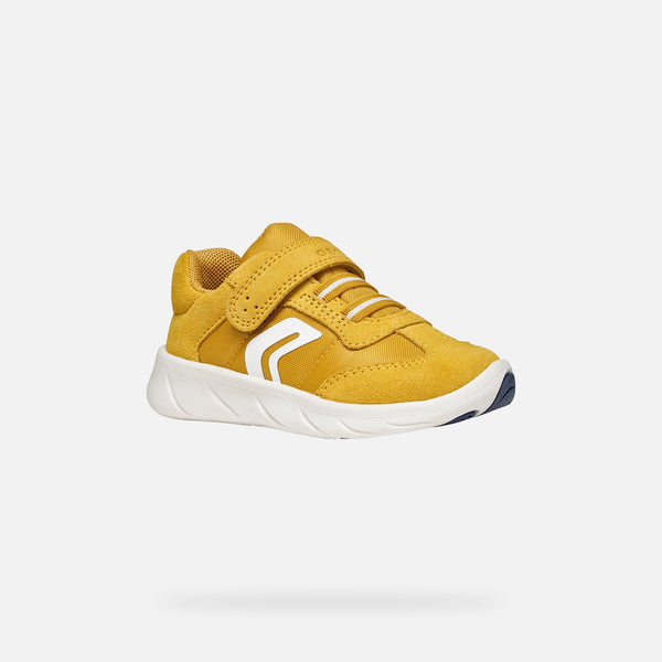 Žlutá chlapecká barefoot obuv Geox Foot-Run B660KA-0FU22-C2Q1Z