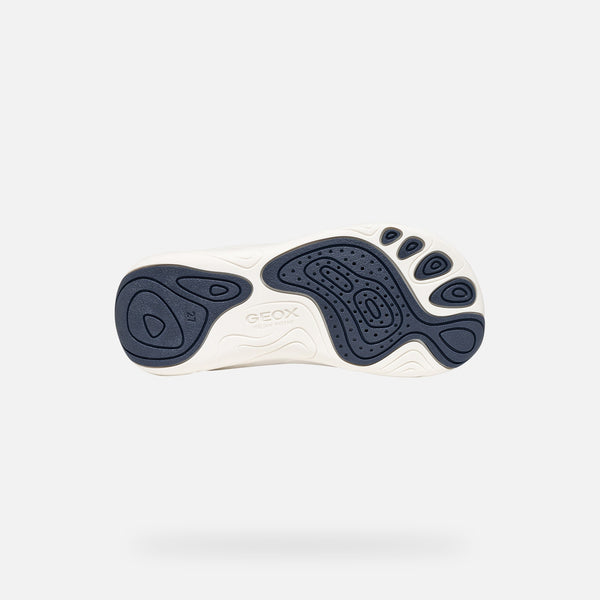 Světle modré chlapecké barefoot tenisky Geox Foot-run J66PDD-0FU54-C4228