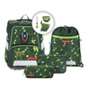 Školní aktovka Step by Step SPACE SHINE, Dino Night Tyro - 5 dílný set, AGR certifikát