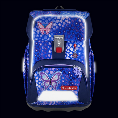Školní aktovka Step by Step GIANT, Butterfly Maja - 5 dílný set, AGR certifikát