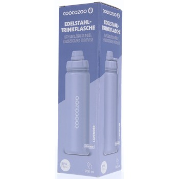 Izolovaná láhev na pití z nerezové oceli coocazoo 0,7 l, Lavender