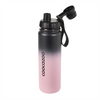 Izolovaná láhev na pití z nerezové oceli coocazoo 0,7 l, Gradient Rose