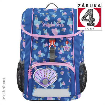 Dětský batoh Step by Step KID REFLECT, Sealshell Pearl