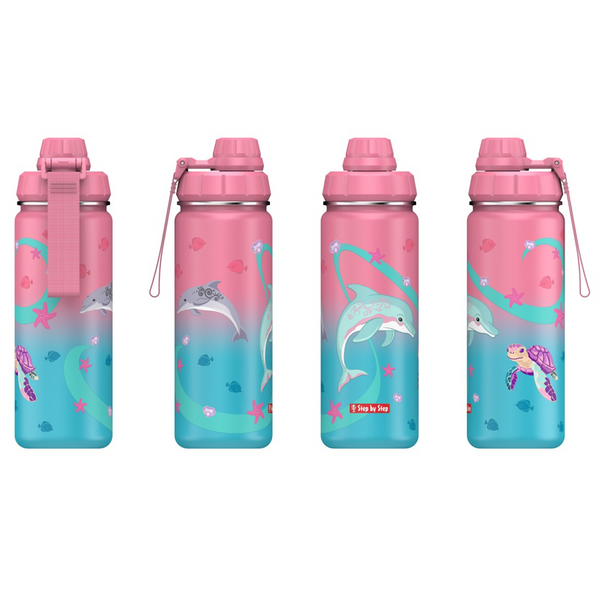 Izolovaná láhev na pití z nerezové oceli Step by Step 0,5 l, Sealife