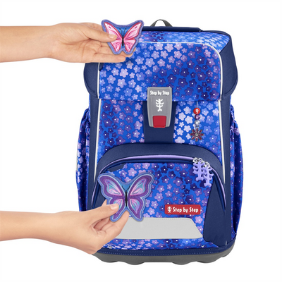 Školní aktovka Step by Step GIANT, Butterfly Maja - 5 dílný set, AGR certifikát