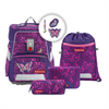 Školní aktovka Step by Step SPACE SHINE, Butterfly Night Ina - 5 dílný set, AGR certifikát