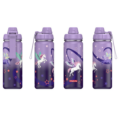Izolovaná láhev na pití z nerezové oceli Step by Step 0,5 l, Dreamy Pegasus