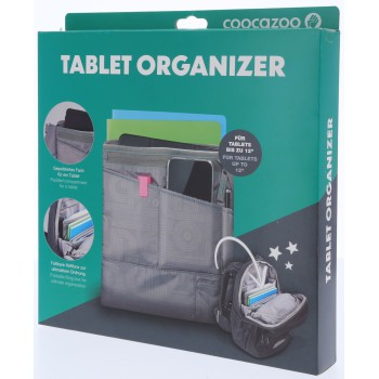 Tablet organizér coocazoo, šedá