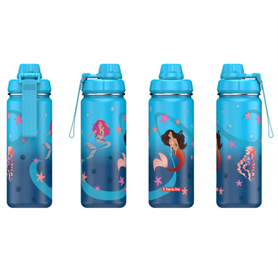 Izolovaná láhev na pití z nerezové oceli Step by Step 0,5 l, Sweet Mermaid